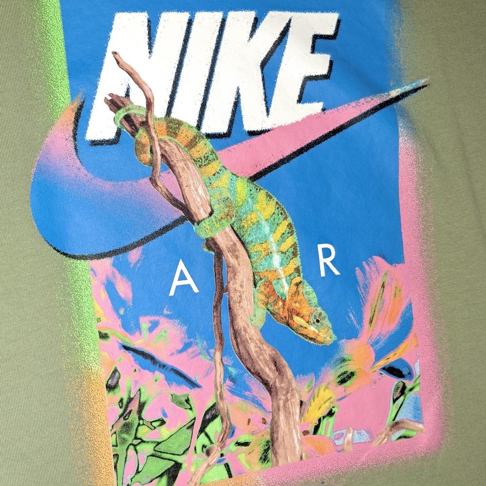 Nike Air Graphic Tee with Chameleon Design